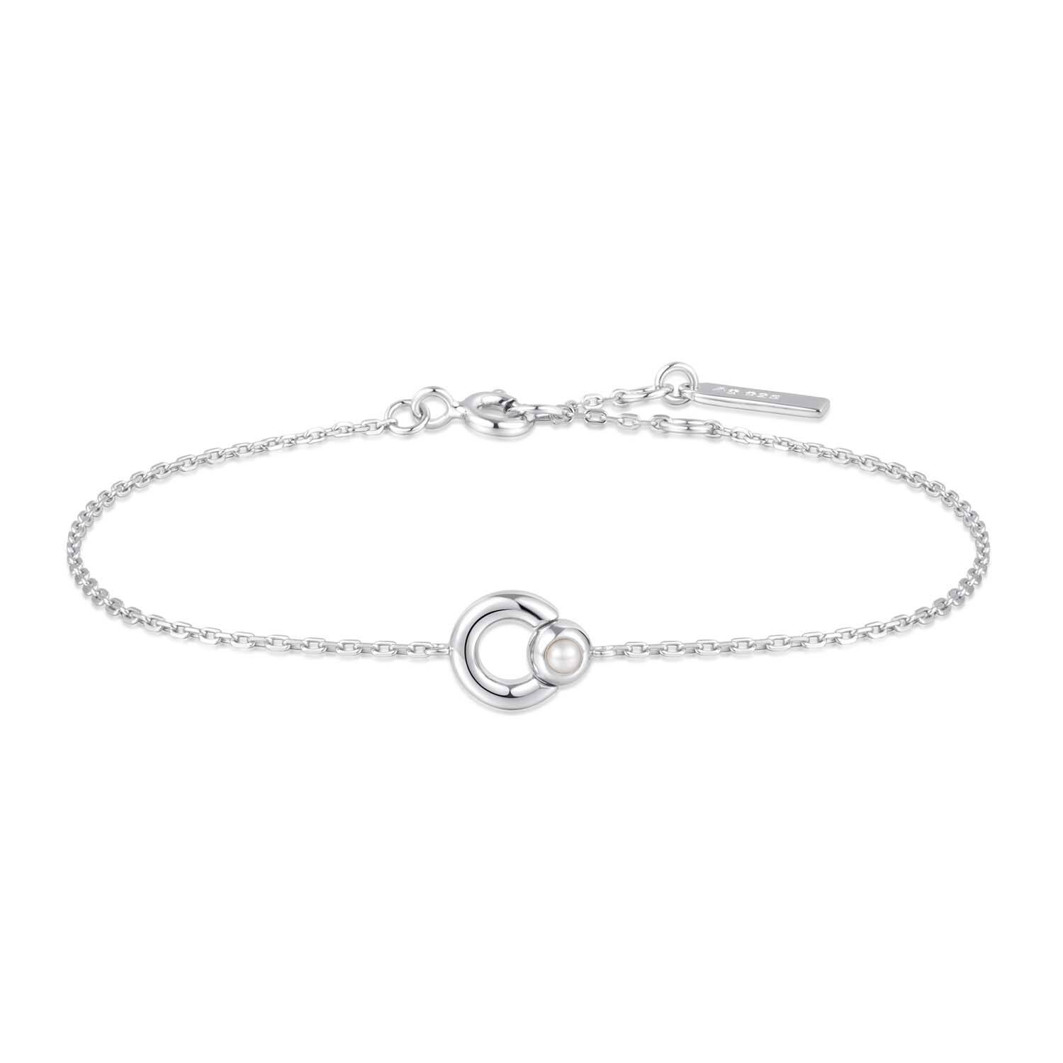  Chic Creator - Silber / Rhodiniert - Perle - 18,5cm
